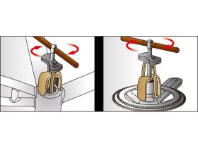 Инструмент для демонтажа подшипников системы IceToolz E291 (серебристый)