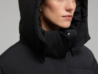 Стеганый пуховик с натуральным пухом