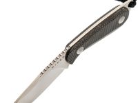 Туристический нож Kizer Buddy, сталь 14C28N, рукоять микарта