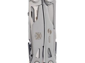 Мультитул Stinger 106 мм, 15 функций, оранжевый, в комплекте нейлоновый чехол