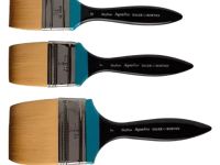 Кисть синтетика № 3 флейц Daler-Rowney "AQUAFINE" короткая ручка