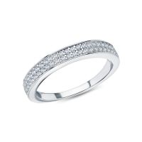 Серебряное кольцо с фианитами