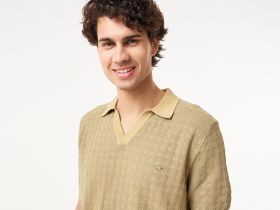 Мужское трикотажное поло Lacoste