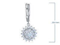 Серьги из белого золота э4712сг07163600_white