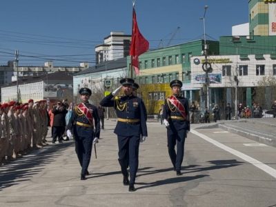 Финальный этап эстафеты «Знамя Победы» состоялся в Якутске