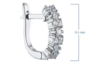 Серьги из белого золота э4712сг12141900_white