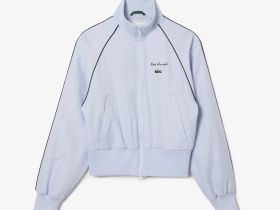 Женская короткая спортивная куртка Lacoste свободного кроя