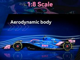 C64012W Конструктор Гоночный болид BWT Alpine Formula One Team A525 1:8