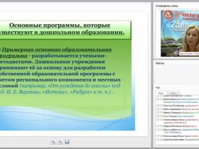 Рабочая программа – основной документ воспитателя ДОО