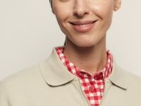 Толстовка из хлопка с отложным воротником