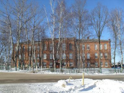 Дом, где размещался эвакогоспиталь