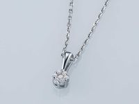 Классическая подвеска из серебра э0612пд10134800_white