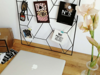 Панно для заметок Мудборд для рабочего стола, Размер 44х54 см, цвет черный