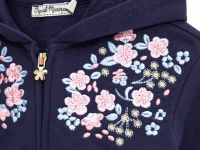 Толстовка на молнии для маленькой девочки
