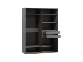 Шкаф-купе Беррингтон 2-160x210 Графитовый