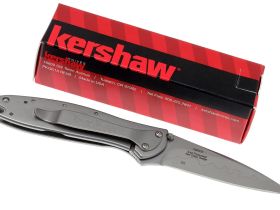 Складной нож Leek - Kershaw 1660CB (composite blade), сталь D2/Sandvik™ 14C28N, рукоять нержавеющая сталь 410