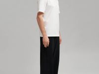 Футболка прямого кроя из мерсеризованного хлопка