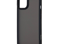 Чехол-накладка Hoco Golden Shield для iPhone 14 Plus пластик/матовый (прозрачно-черный)