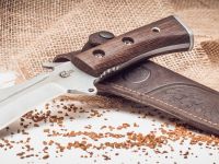 Нож Армейский, сталь 65х13, рукоять венге