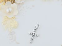 Подвеска из белого золота с бриллиантами э4701пд02180100