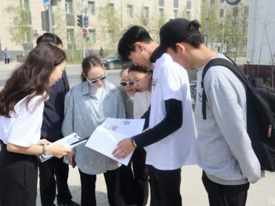 В Якутске студенты прошли геодезический квест