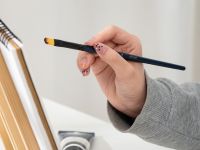 Набор кистей синтетика мягкая Finenolo 6 шт (круглая №2, плоские №6, 8, овальные №6, 8, 10) в блисте