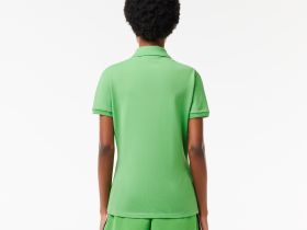 Женское поло Lacoste приталенного кроя из эластичного хлопка
