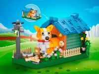 1256_MK Конструктор Корги в домике