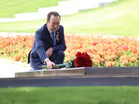 На Мамаевом кургане открыли первый обелиск якутянам — защитникам Сталинграда