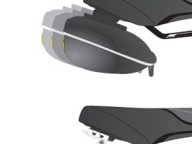 Комфортное седло Topeak Free SX (черный)