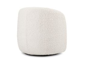 Кресло поворотное Мэник Мех Молочный