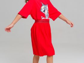 Юбка-шорты трикотажные для девочек