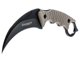 Нож-керамбит Boker Magnum Spike Karambit, сталь 440A, рукоять G10, песочный