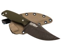 Нож Barmaley Knives Пьеро, сталь AUS-10Co, рукоять G10, зеленый