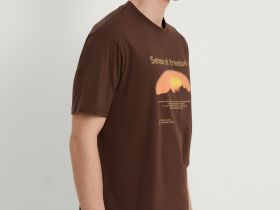 Футболка из хлопка с принтом