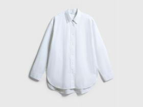 Рубашка из хлопка, Белый