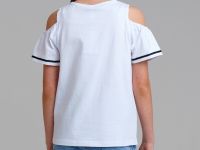 Фуфайка трикотажная для девочек (футболка)