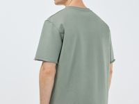 Футболка с текстовым принтом, Зеленый