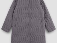 Полупальто утепленное прямого кроя