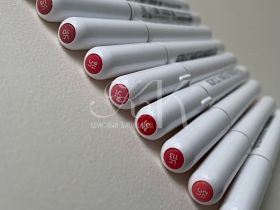 Набор маркеров акриловые Languo, 9 цветов, розовые светлые оттенки