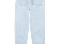 Брюки текстильные джинсовые для девочек