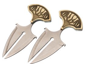 Ремень-нож Череп Keeperbelt, латунь