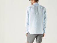 Мужская льняная рубашка Lacoste стандартного кроя