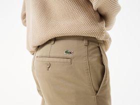 Мужские брюки-чинос Lacoste из эластичного хлопка