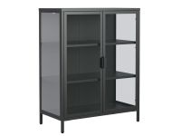 Витрина Листел 2-80x101 Черный