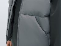 Жилет с воротником-стойкой и накладными карманами, Зеленый