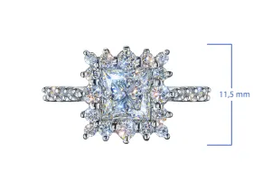Кольцо из белого золота э4712кц03260350_white