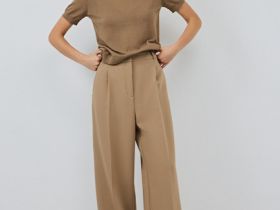 Полупрозрачное поло, Бежевый