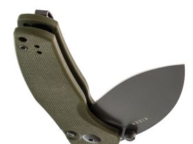 Складной нож Kizer Mini Grouper, сталь D2, рукоять G10, зеленый