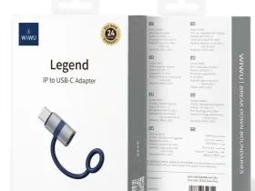 Адаптер WIWU Legend Lightning to USB-C (Wi-C052) (Space Gray)
